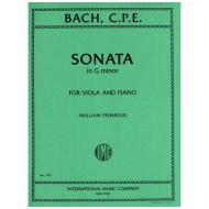 Bach, C. Ph. E.: Violasonate in g-moll 