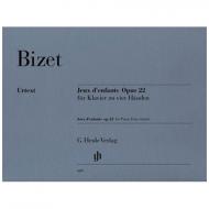 Bizet, Georges: Jeux d´enfants Op. 22 zu 4 Händen 