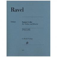 Ravel, M.: Violin Sonata in G major 