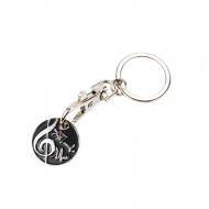 Key chain with shopping cart chip 