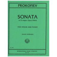 Prokofjew, S.: Violinsonate Op. 94a D-Dur (Oistrach) 