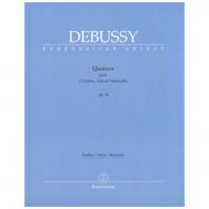 Debussy, C.: Streichquartett Op. 10 - Urtextausgabe 