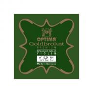 GOLDBROKAT PREMIUM BRASSED violin string E by Optima 