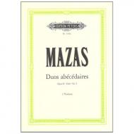 Mazas, J. F.: Duos abécédaires Op. 85 Band 1 (Nr. 1-5) 