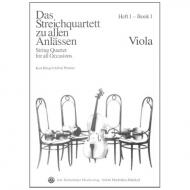 Das Streichquartett zu allen Anlässen Band 1 – Viola 