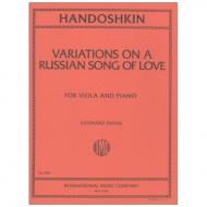 Khandoshkin, I.: Variationen über ein russisches Liebeslied 