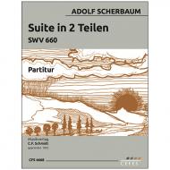 Scherbaum, A.: Suite in 2 Teilen SWV 660 für Kontrabass und Streichorchester 