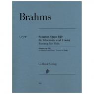 Brahms, J.: Violasonaten Op. 120/1-2 f-Moll und Es-Dur 