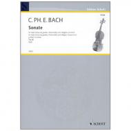 Bach, C. Ph. E.: Sonate WQ 88 g-Moll 