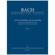 Bach, J. S.: Kantate BWV 26 »Ach wie flüchtig, ach wie nichtig« – Kantate am 24. Sonntag nach Trinitatis 