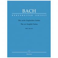 Bach, J. S.: Die sechs Englischen Suiten BWV 806-811 