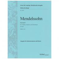 Mendelssohn Bartholdy, F.: Doppelkonzert d-Moll MWV 04 