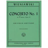 Wieniawski, H.: Violinkonzert No. 1 Op. 14 fis-Moll 