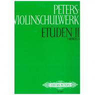 Peters Violinschulwerk Etüden Band 2 