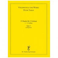 Taban, P.: Op. 3: 15 Duette für 2 Violinen Band 3 