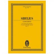 Sibelius, J.: Violinkonzert Op. 47 d-Moll – Partitur 