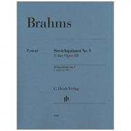 Brahms, J.: Streichquintett Nr. 1 Op. 88 F-Dur (Stimmen) 