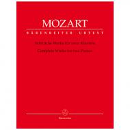 Mozart, W. A.: Sämtliche Werke für 2 Klaviere 