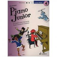 Heumann, H.-G.: Piano Junior – 4 Lesson Book (+Online Audio) 