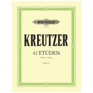 Kreutzer, R.: 42 Etüden oder Capricen – Begleitstimme 