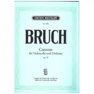 Bruch, M.: Canzone Op. 55 