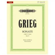 Grieg, E.: Sonate für Violine und Klavier Nr. 3 c-Moll Op. 45 