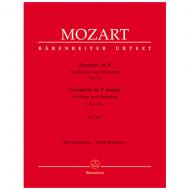 Mozart, W. A.: Klavierkonzert Nr. 11 KV 413 (387a) F-Dur 