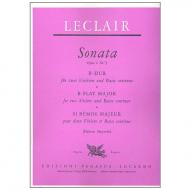 Leclair, J. M. A.: Triosonaten Op. 4 Nr. 2 B-Dur 