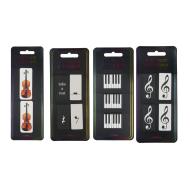 Magnetic Bookmark Music 