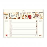Musical weekly planner A4 