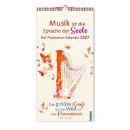 Postkartenkalender 2027 »Musik ist die Sprache der Seele« 