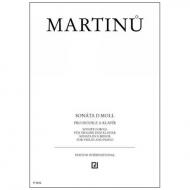 Martinů, B.: Violinsonate d-Moll 