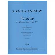 Rachmaninow, S.: Vocalise Op. 34 Nr. 14 