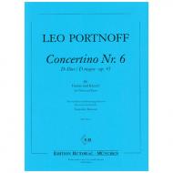Portnoff, L.: Concertino Nr. 6 D-Dur op. 43 