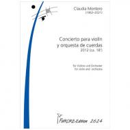 Montero, C.: Concierto para violín y orquesta de cuerdas 