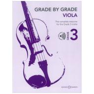 Grade by Grade Viola 3 (+Online Audio) 