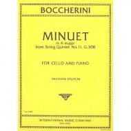 Boccherini, L.: Menuett A-Dur (aus Streichquartett Nr. 11 G. 308) 