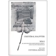 Halffter, C.: Solo XI - Klagelied eines verwundeten Vogels 