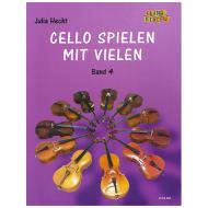 Hecht, J.: Cello spielen mit Vielen Band 4 