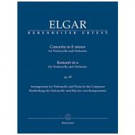 Elgar, E.: Violoncellokonzert Op. 85 e-Moll 