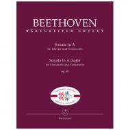 Beethoven, L. v.: Sonate in A Op. 69 