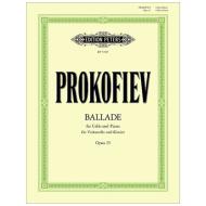 Prokofiev, S.: Ballade for Cello and Piano Op. 15 