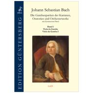 Bach, J. S.:  Die Gambenpartien der Kantaten, Oratorien und Orchesterwerke 