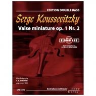 Koussevitzky, S.: Valse miniature Op. 1 Nr. 2 