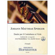 Sperger, J. M.: Duetto per il Contrabasso et Viola 