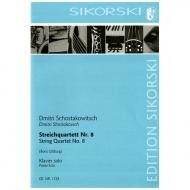 Shostakovich, D.: Streichquartett Nr. 8 