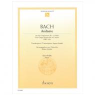 Bach, J. S.: Andante aus der Orgelsonate Nr. 4 e-Moll BWV 528 