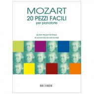Mozart, W.A.: 20 pezzi facili 
