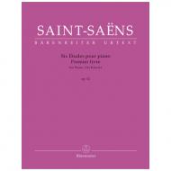 Saint-Saëns, C.: Six Études für Klavier Op. 52 