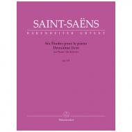 Saint-Saëns, C.: Six Études für Klavier op. 111 R 49 
